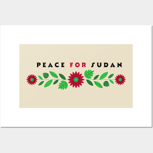 peace for sudan Posters and Art